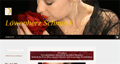 Desktop Screenshot of loewenherz-schmuck.de