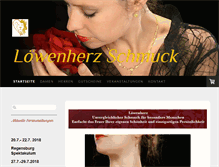 Tablet Screenshot of loewenherz-schmuck.de